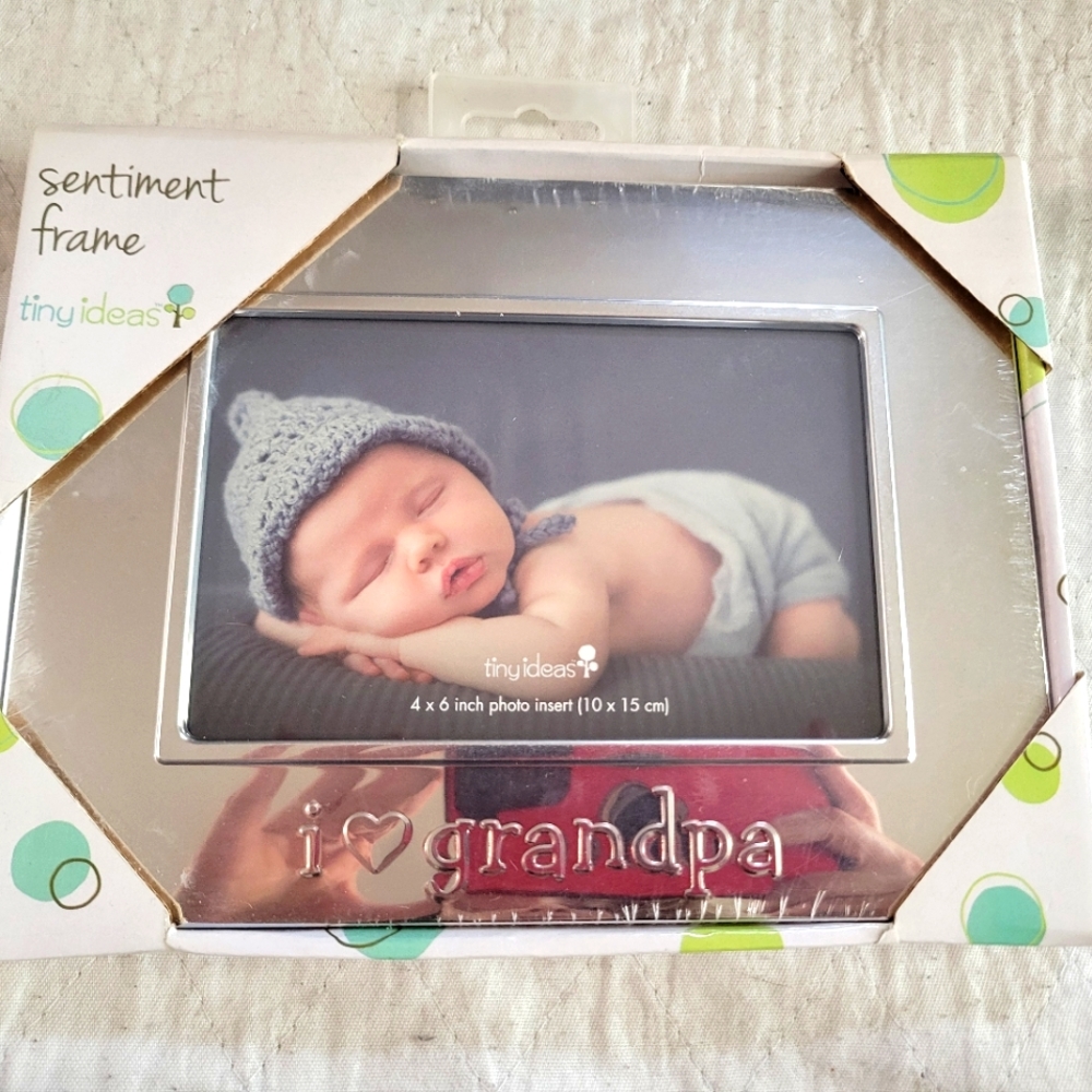 Brand new baby picture frame. Unisex